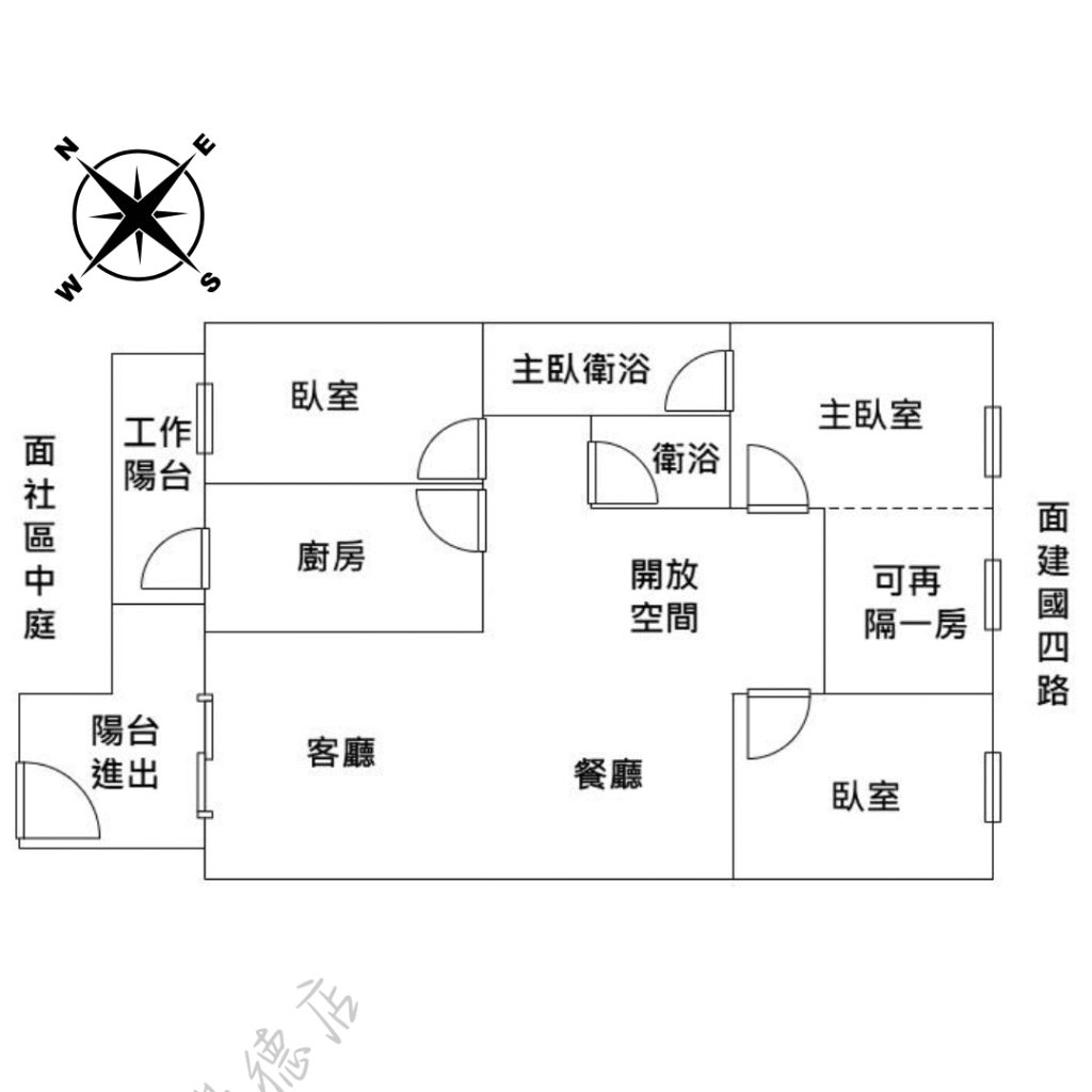 山盟海誓格局圖