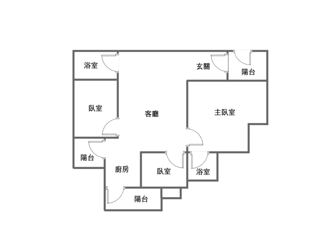 鼎山家樂福 格局圖